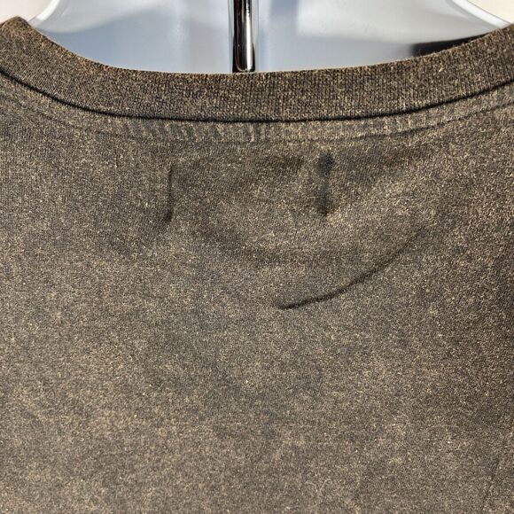 REASON BRAND T SHIRT MENS LARGE BLACK BROWN TIE DYE WANTED CASH REWARD HORSE NWT - Picture 9 of 12